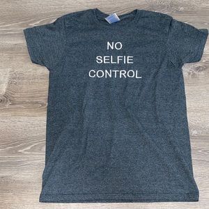 No Selfie Control T Shirt